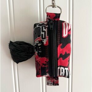 DOG POOP BAG HOLDER - OHIO STATE CAMOUFLAGE PRINT - hand crafted